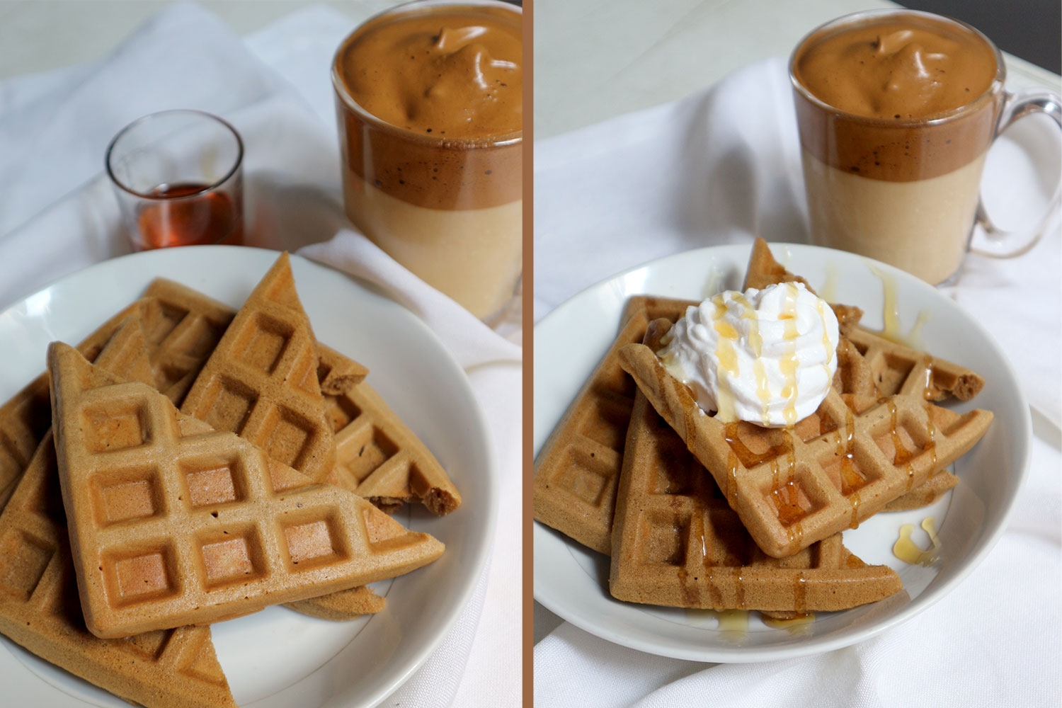 ١ وافل + كوفى من اختيارك